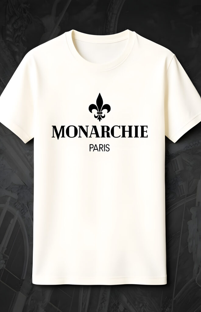 T-Shirt Blanc Logo Noir