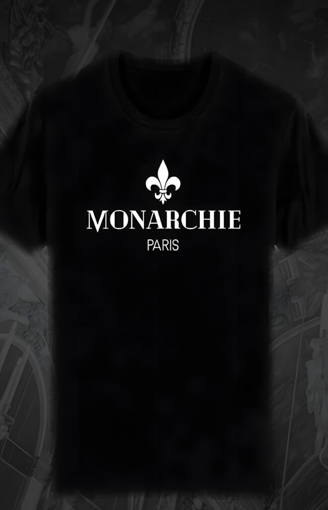 T-Shirt Noir Logo Blanc