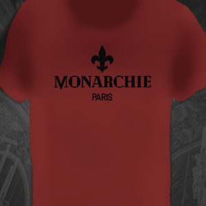 T-Shirt Rouge Logo Noir