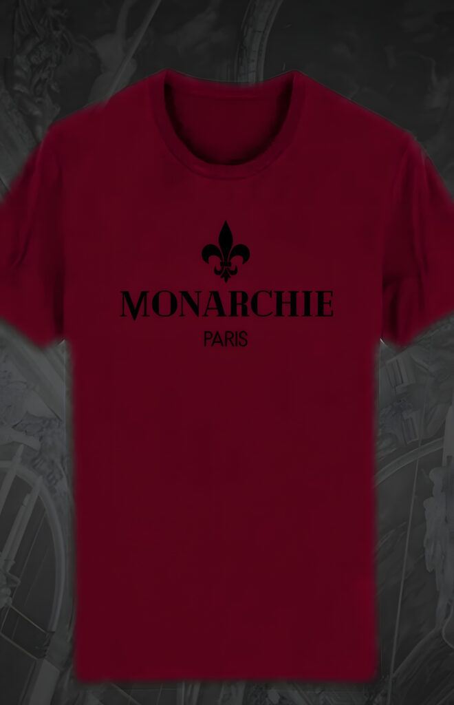 T-Shirt Rouge Logo Noir